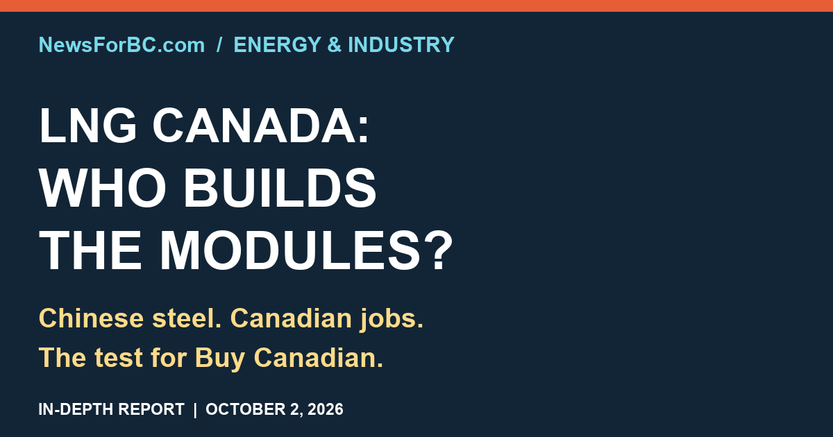 NewsForBC: LNG Canada — who builds the modules?